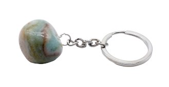 Porte-Clés Amazonite roulée 3cm