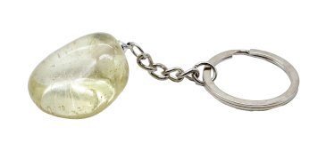 Porte-Clés Quartz Citrin roulé 3cm