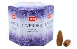 Backflow Cônes HEM Lavande 12pcs