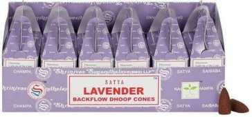 Backflow Cônes Satya Lavande 6pcs