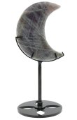 Lune Labradorite sur socle 16cm