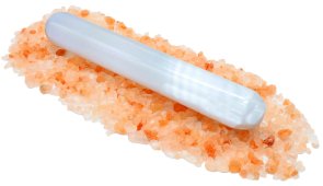 Cylindre de Massage Sélénite 15cm