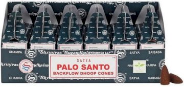Backflow cônes Satya Palo Santo 6pcs