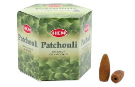 Backflow Cônes HEM Patchouli 12pcs