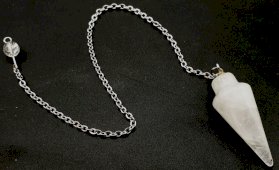 Pendule Goutte Cristal de Roche 3cm