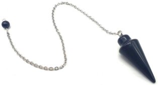 Pendule Goutte Obsidienne Noire 3cm