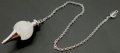 Pendule sphère Cristal de Roche 4cm