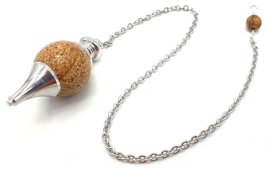 Pendule sphère Jaspe Paysage 4cm