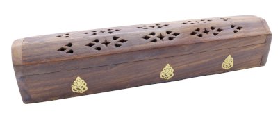 Porte-Encens Bois Coffret Ganesh 30cm