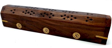Porte-Encens Bois Coffret OM 30cm