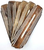 Porte-Encens Bois Ski Large 28cm 6 pièces