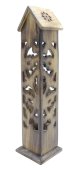 Porte-Encens Bois Tour Niche 30cm