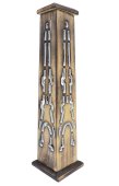 Porte-Encens Bois Tour Totem Inca 30cm