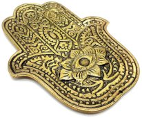 Porte-Encens Métal Main de Fatima 12cm