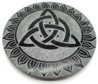 Porte-Encens Pierre Rond Trinité 10cm