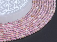 Perles Agate Cerise 4mm sur fil 40cm