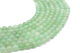 Perles Aventurine Verte 8mm sur fil 40cm