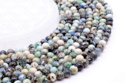 Perles Baryte 'AAA' 6mm sur fil 40cm