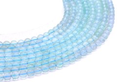 Perles Fluorite Bleue 'AA' 6mm sur fil 40cm