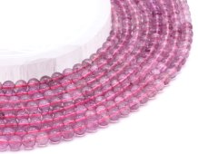 Perles Fluorite Violette 6mm sur fil 40cm