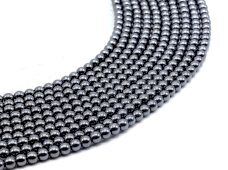 Perles Hematite 4mm sur fil 40cm