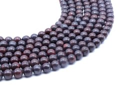 Perles Jaspe Arc-en-Ciel 8mm sur fil 40cm