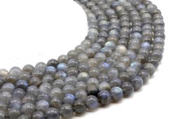 Perles Labradorite 'AA' 8mm sur fil 40cm
