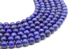 Perles Lapis Lazuli 'AA' 10mm sur fil 40cm