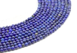Perles Lapis Lazuli 'AA' 4mm sur fil 40cm