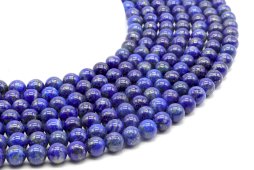 Perles Lapis Lazuli 'AA' 8mm sur fil 40cm