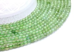 Perles Prehnite 4mm sur fil 40cm