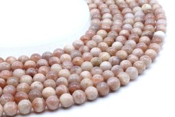 Perles de Soleil 'AA' 8mm sur fil 40cm