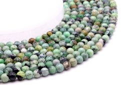 Perles Variscite 6mm sur fil 40cm