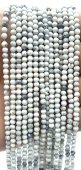 Perles facettées Howlite 3mm sur fil 40cm