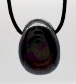 Hématite roulée Percée 3cm