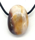 Jaspe Mokaïte roulée Percée 3cm