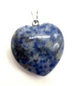 Pendentif Coeur Sodalite 2.5cm