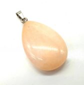 Pendentif Larme Aventurine Rose 3cm