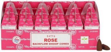 Backflow Cônes Satya Rose 6pcs