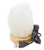 Mini Lampe de Sel USB Blanche 1KG - Fixe