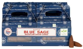 Backflow Cônes Satya Sauge Bleue 6pcs