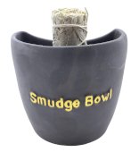 Bol Fumigation Terre Cuite Noir 11cm