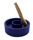 Brûleur Palo Santo Terre Cuite Bleu 9cm