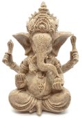 Statue Résine Ganesh Gris 13cm