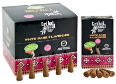 Backflow Cônes XL Tribal Soul Sauge Blanche + Lavande 12pcs