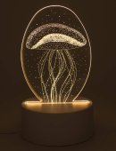 Veilleuse USB Plastique Méduse 14cm